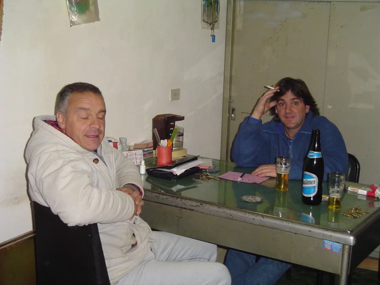 Cazadores. Cuchu y el Beto Roldán.