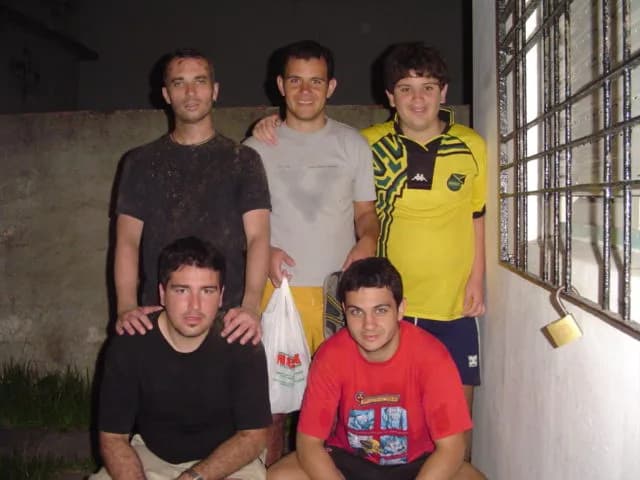 Santa Teresita. Max, Guille, Gusti, Sergio y Pablo