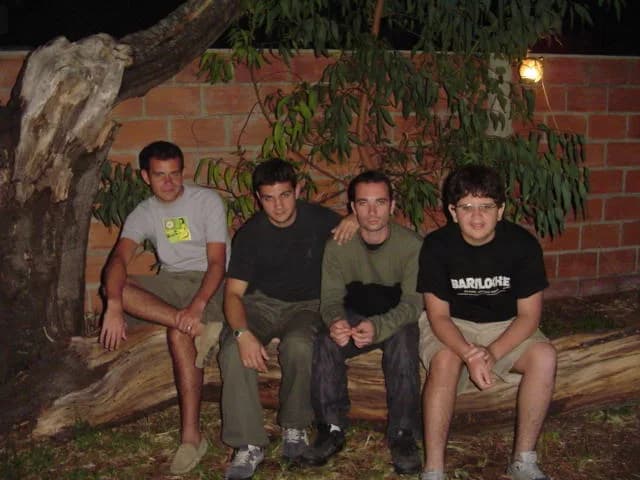 Santa Teresita. Guille, Pablo, Max y Gusti