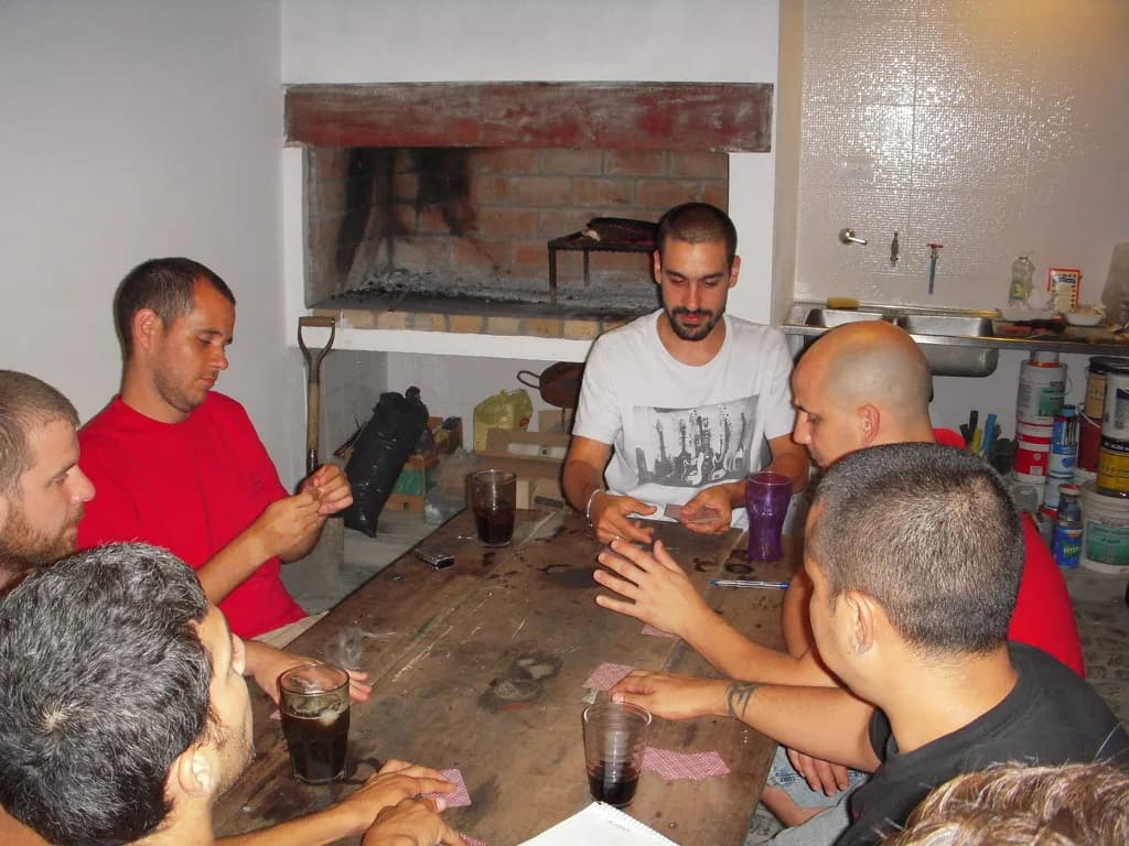 Asado. Truco