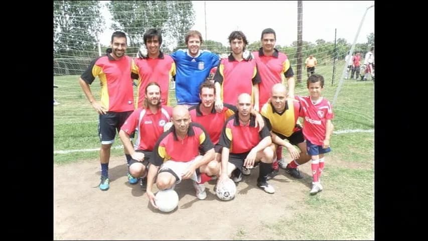 Formación torneo Pressing, Arriba: Gera, Rodri, Nico V., Axel, Pablo. Abajo: Juan, Andres, Juan F, Max, Guille y Nico C.